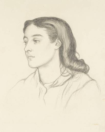Miss Robinson (Mrs. Fernandez), 1866 - Данте Габриэль Россетти