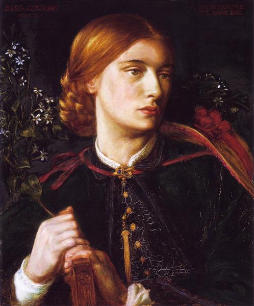 Portrait of Maria Leathart, 1862 - 但丁·加百列·羅塞蒂