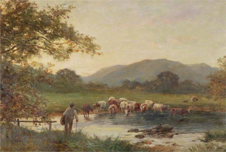 Crossing the Severn, 1905 - David Bates