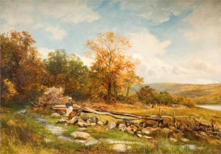 Tidal Fence on the River Conway, Bachlediog - David Bates