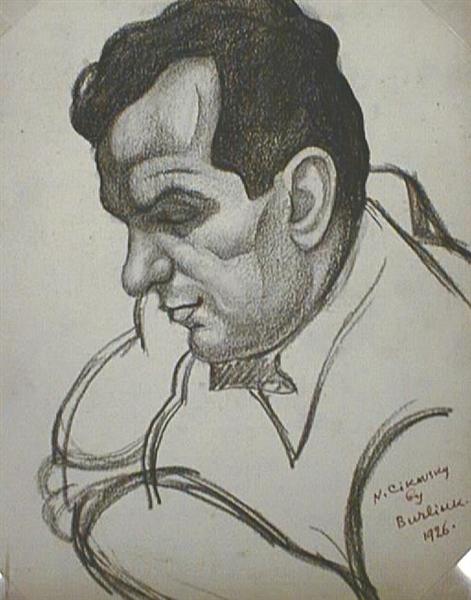 Николай Сиковский, 1925 - Давид Бурлюк
