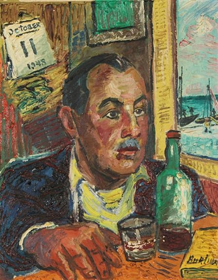 Portrait of Frank Banker, 1948 - David Burliuk