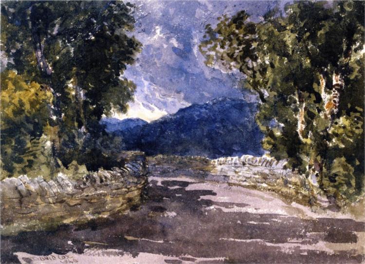 A Welsh Road, 1846 - Дэвид Кокс