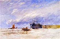 On the Medway - David Cox