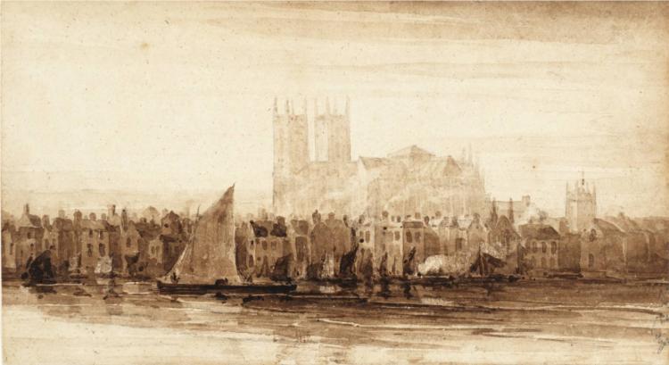 Westminster from Battersea - David Cox