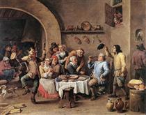 Carnival: 'The King Drinks' - David Teniers the Younger