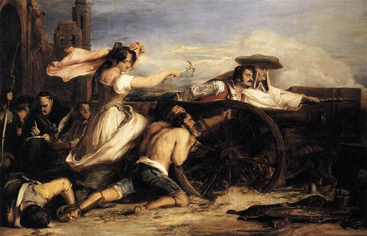 A Defesa de Saragoça, 1828 - David Wilkie