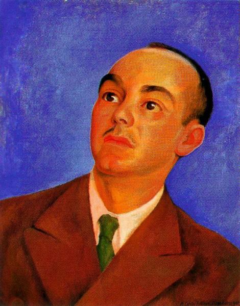 Portrait of Carlos Pellicer, 1942 - 迪亞哥·里維拉