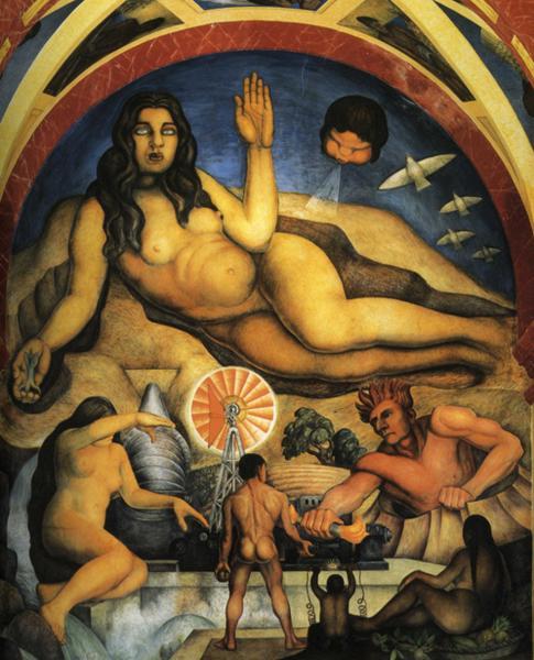 The Liberated Earth with The Powers of Nature Controlled by Man, 1926 - 1927 - Diego Rivera