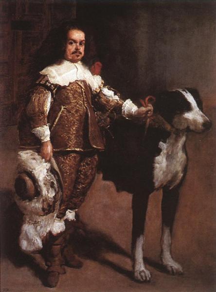 A Buffoon (incorrectly called Antonio The Englishman), 1640 - Diego Velazquez