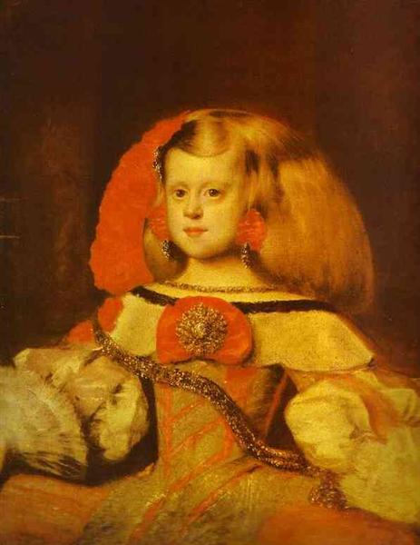 Portrait of the Infanta Margarita, c.1658 - 1660 - Diego Velazquez