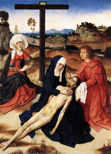 La Déploration du Christ, c.1460 - Dirk Bouts
