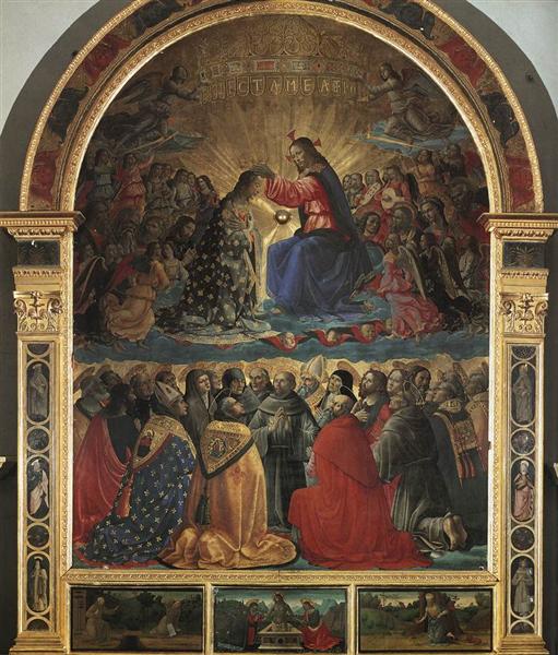 Coronation of the Virgin, 1483 - Доменіко Гірляндайо