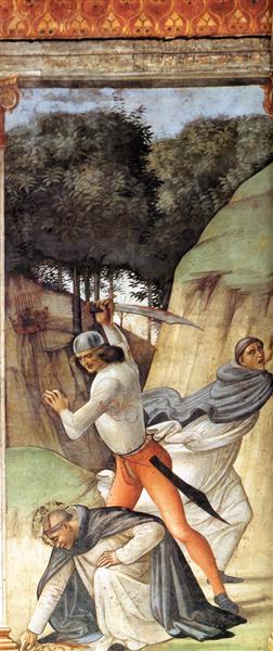 Martyrdom of St. Peter Martyr, 1486 - 1490 - Доменико Гирландайо