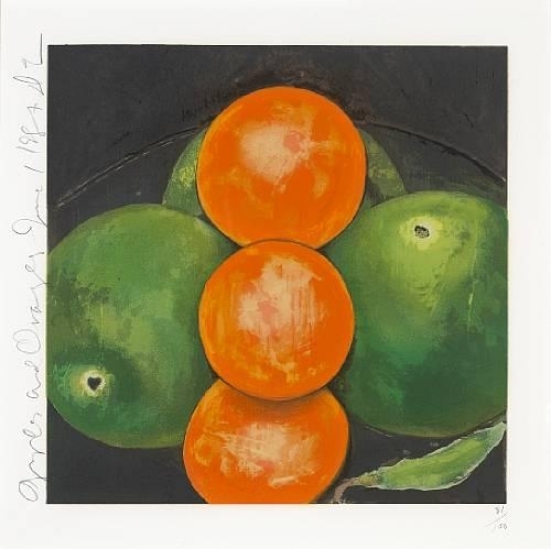 Apples and Oranges, 1987 - Donald Sultan