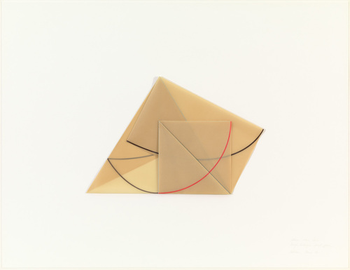 Triangle, Rectangle, Small Square, 1978 - Dorothea Rockburne