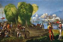 Aeneas and Achates on the Libyan Coast - Dosso Dossi