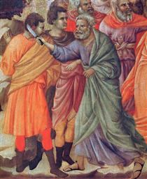 Arrest of Christ - Duccio di Buoninsegna