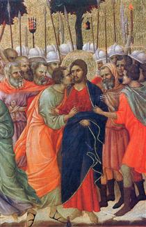 Arrest of Christ (Fragment) - Duccio di Buoninsegna