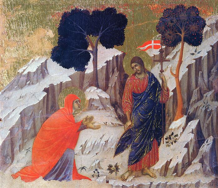 Christ Appearing to Mary, 1308 - 1311 - Duccio di Buoninsegna