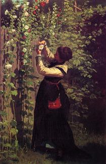 Catching the Bee - Eastman Johnson