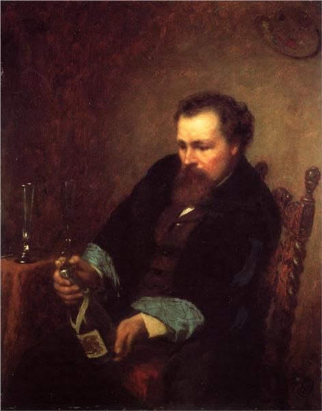 Self Portrait, 1863 - Jonathan Eastman Johnson