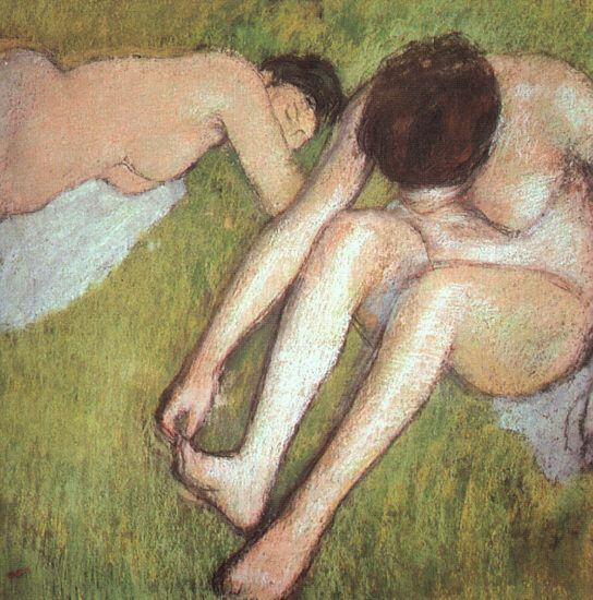 Bathers on the grass, 1886 - 1890 - Edgar Degas