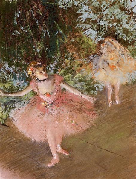 Танцовщица на сцене, c.1878 - c.1880 - Эдгар Дега