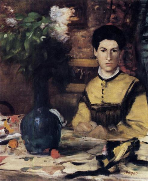 Мадам де Рутте, c.1875 - Эдгар Дега