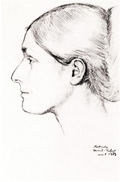 Mme Jacques Fourchy, 1883 - Edgar Degas