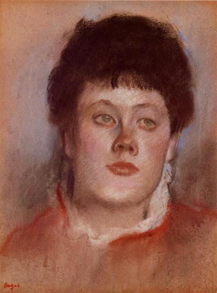 Portrait of a Woman, 1878 - 1880 - Едґар Деґа