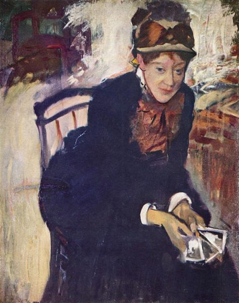 Портрет Мэри Кассат, c.1880 - c.1884 - Эдгар Дега