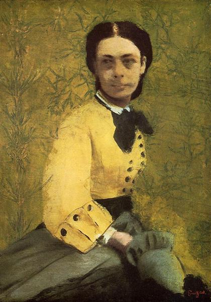Портрет княгини Полин де Меттерних, c.1860 - Эдгар Дега