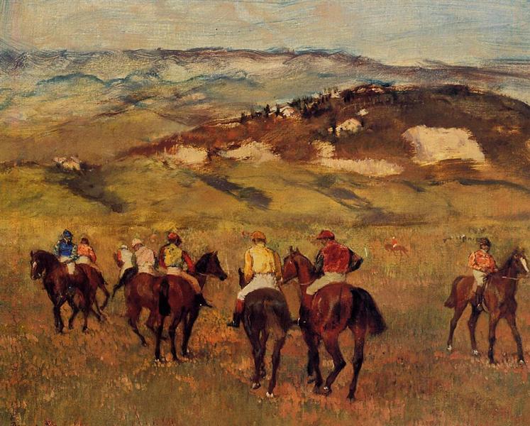 Скачки, 1884 - Эдгар Дега