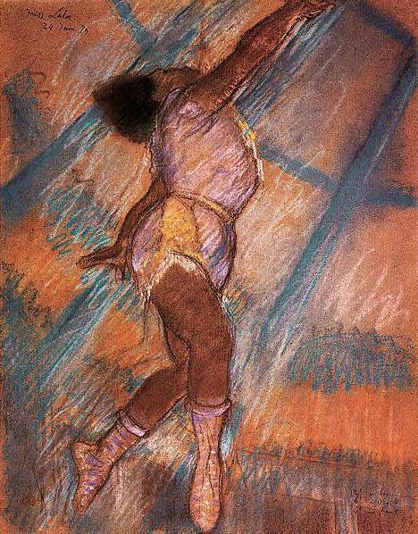 Этюд для "Ла-Ла в цирке Фернандо", 1879 - Эдгар Дега