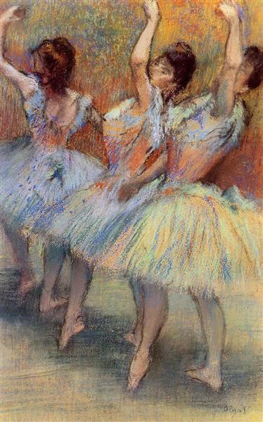 Три танцовщицы, c.1888 - c.1893 - Эдгар Дега