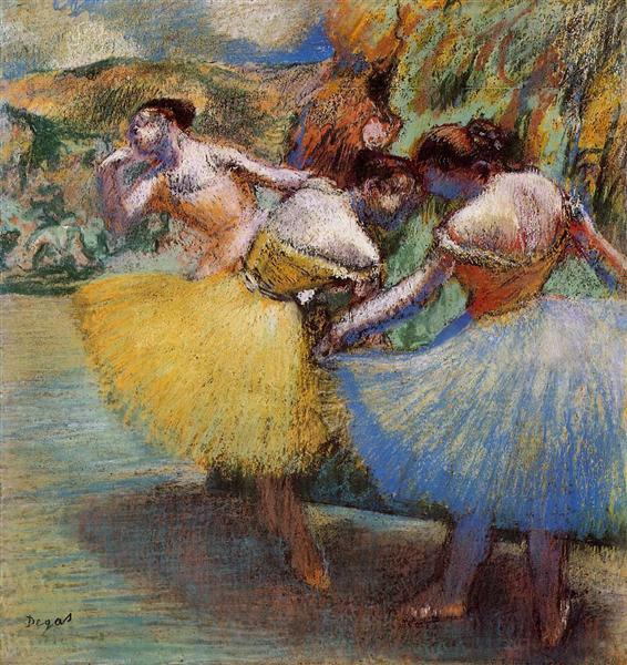 Три танцовщицы, c.1897 - c.1901 - Эдгар Дега