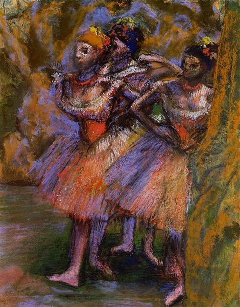 Три танцовщицы, c.1904 - c.1906 - Эдгар Дега