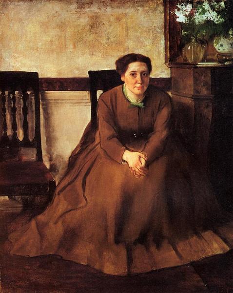 Victoria Duborg, c.1866 - Edgar Degas
