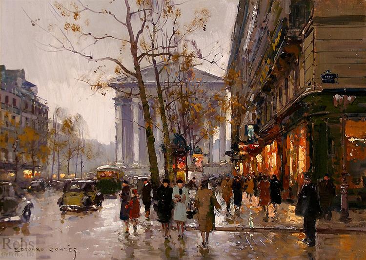 Madeleine and Rue Royale, Paris - Едуард Кортес