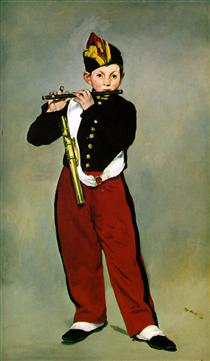 吹笛子的少年 - 馬奈