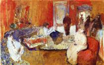 In the Red Room - Édouard Vuillard