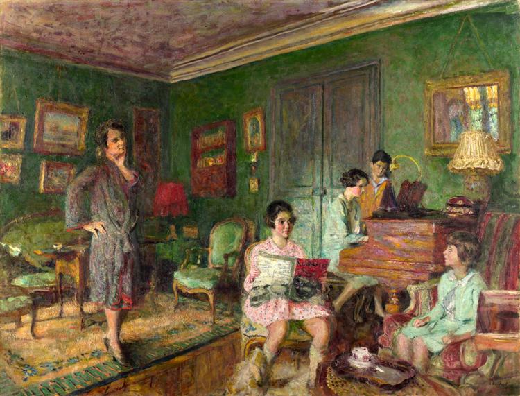Madame André Wormser and her Children - Edouard Vuillard