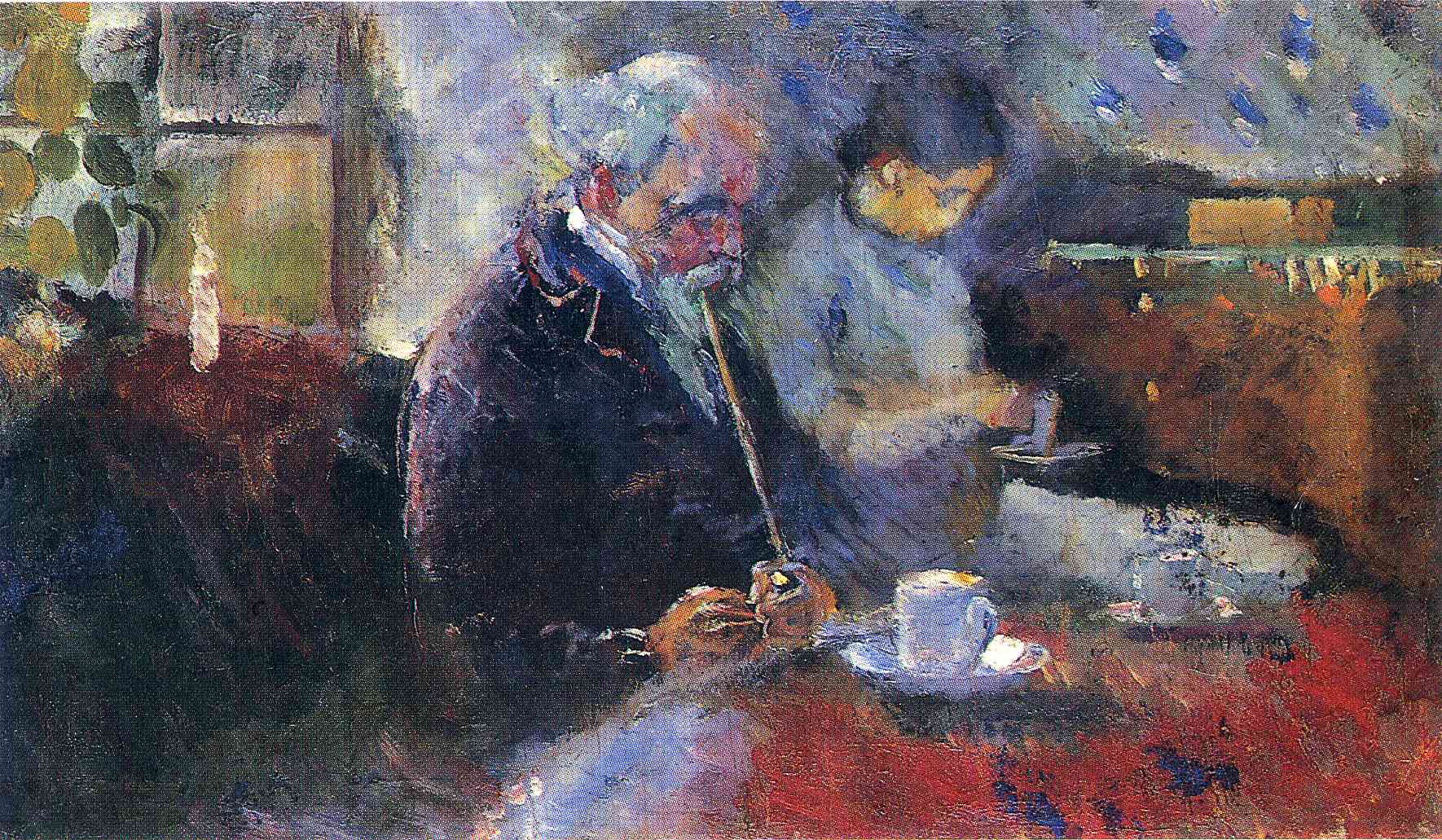 Edvard Munch, At The Coffee Table