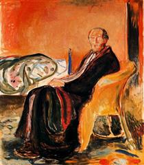 Autoportrait à la grippe espagnole - Edvard Munch