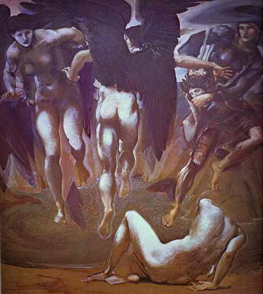 The Escape of Perseus, 1875 - 1888 - 愛德華·伯恩-瓊斯