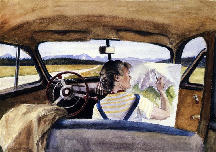 Jo In Wyoming, 1946 - Edward Hopper