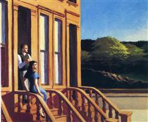 Sunlight on Brownstones - Edward Hopper