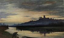 Lincoln Cathedral, Evening - Edward R. Taylor