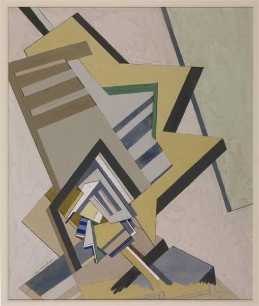 Abstract Composition, 1915 - Эдуард Уодсворт